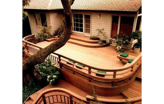 景觀設計中的變色塑木復合材料的制備