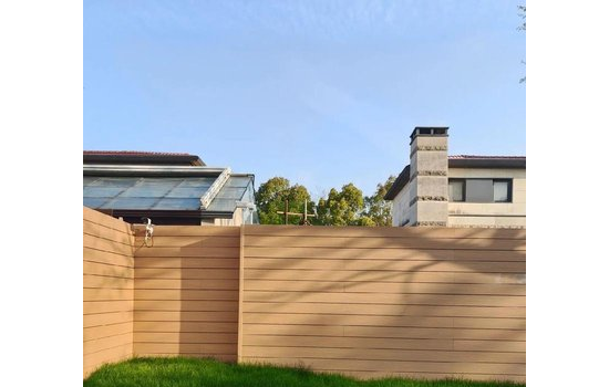 建筑用塑木墻板應用